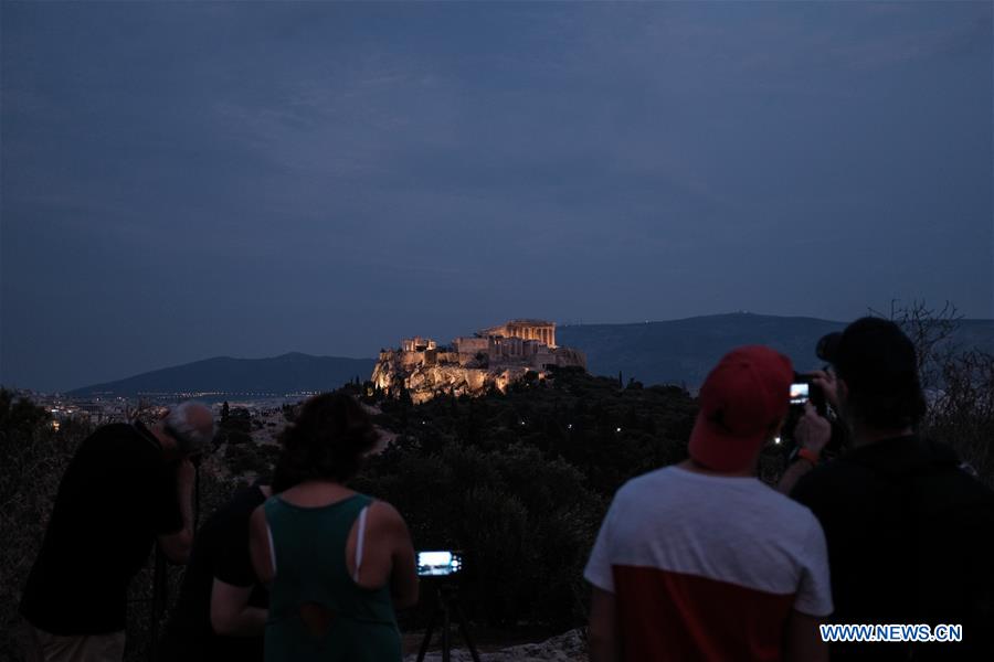 GREECE-ATHENS-FULL MOON-CELEBRATION