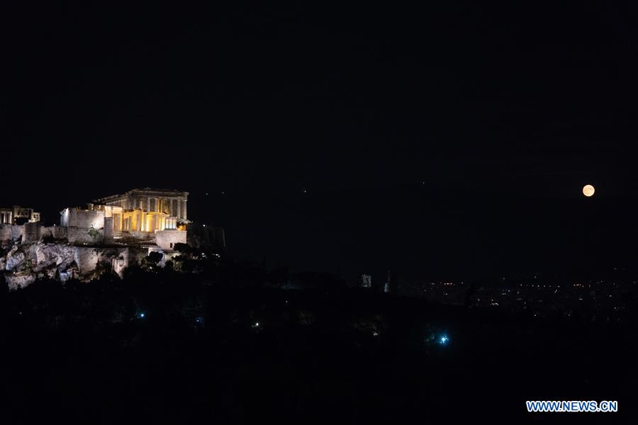 GREECE-ATHENS-FULL MOON-CELEBRATION