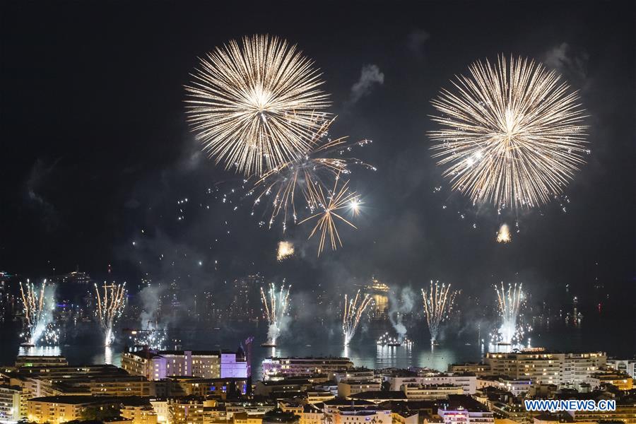 FRANCE-CANNES-PYROTECHNIC ART FESTIVAL