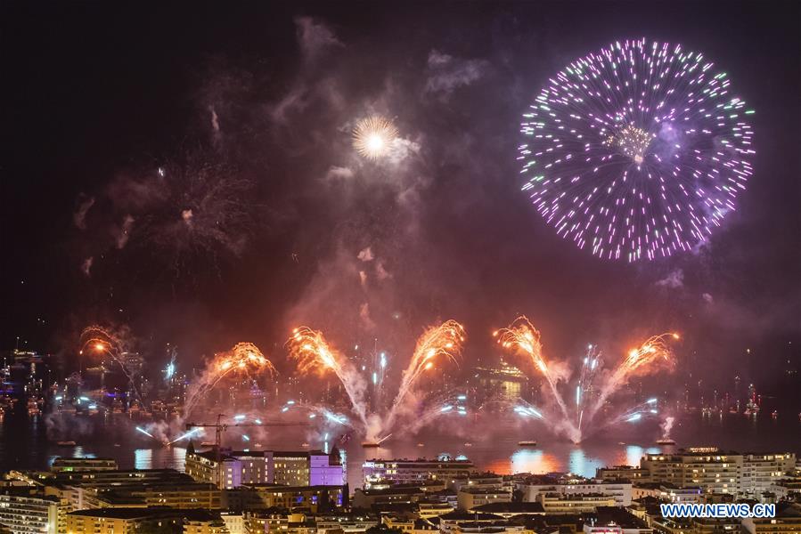 FRANCE-CANNES-PYROTECHNIC ART FESTIVAL