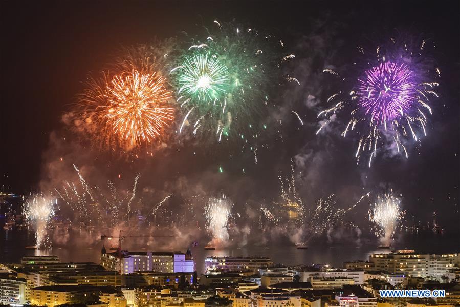 FRANCE-CANNES-PYROTECHNIC ART FESTIVAL