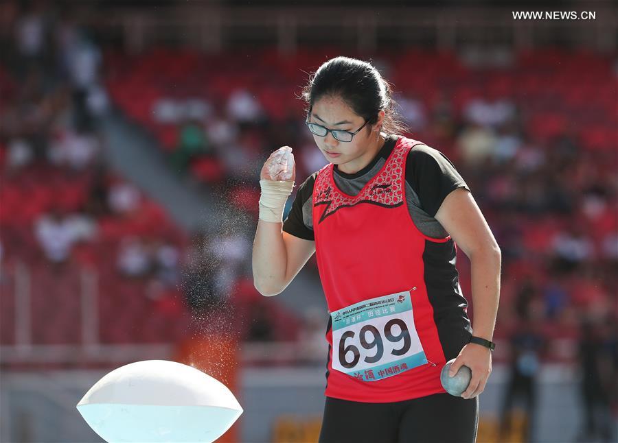 (SP)CHINA-SHANXI-TAIYUAN-2ND YOUTH GAMES-ATHLETICS (CN)