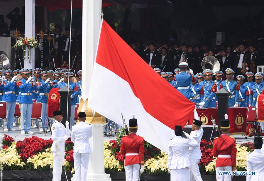 Image result for 74th Independence Day of Indonesia marked in Jakarta