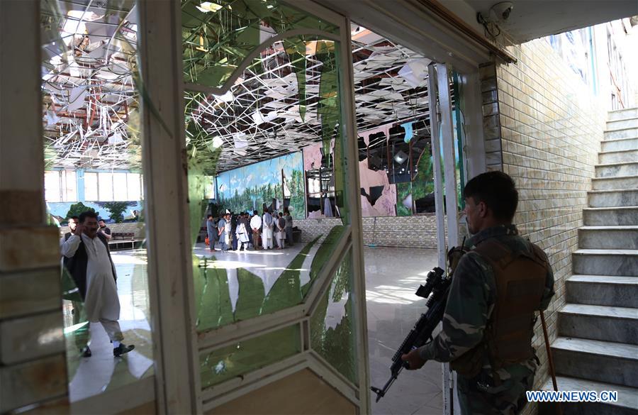 (SPOT NEWS)AFGHANISTAN-KABUL-WEDDING HALL-EXPLOSION