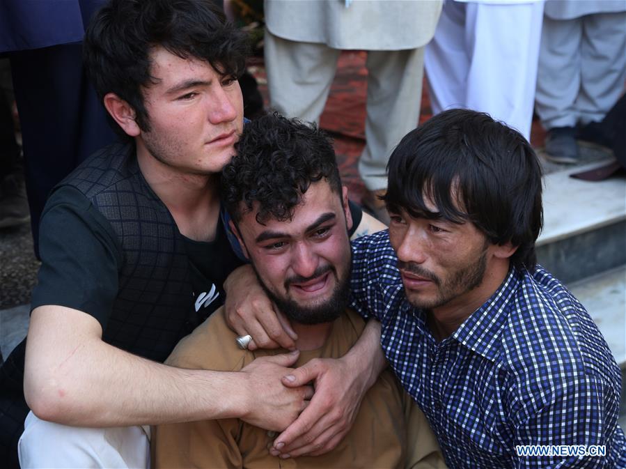 (SPOT NEWS)AFGHANISTAN-KABUL-SUICIDE ATTACK-FUNERAL CEREMONY