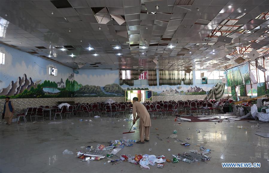 AFGHANISTAN-KABUL-WEDDING HALL-EXPLOSION