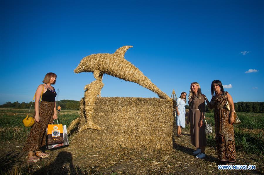 CROATIA-BILJE-STRAW SCULPTURES