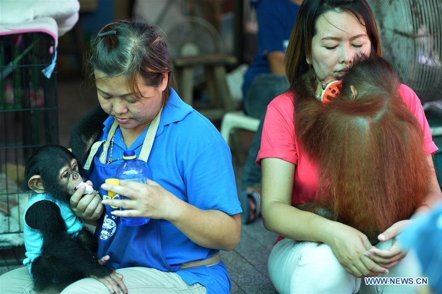 THAILAND-SAMUT PRAKARN-TOURISM-ZOO