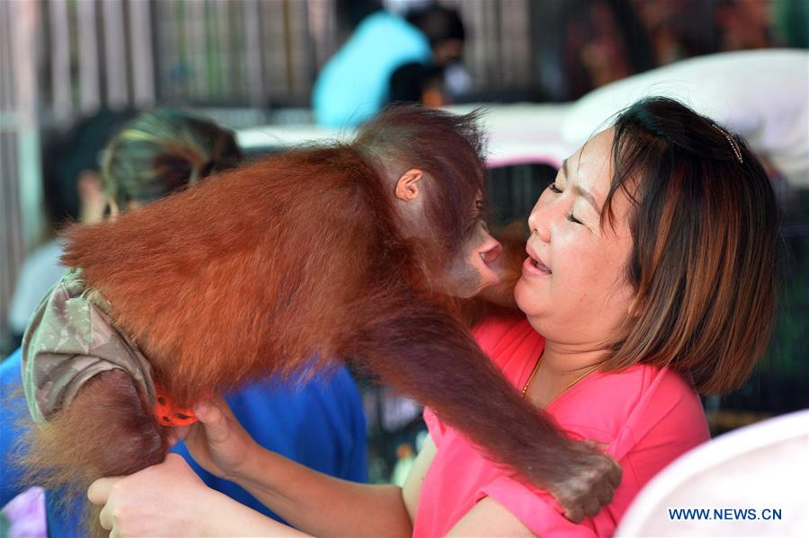 THAILAND-SAMUT PRAKARN-TOURISM-ZOO