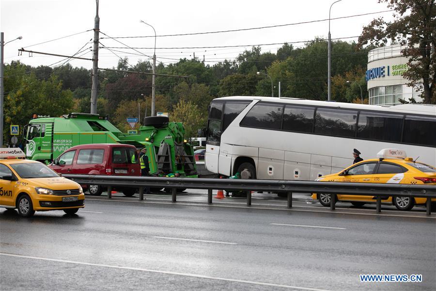 RUSSIA-MOSCOW-BUS ACCIDENT