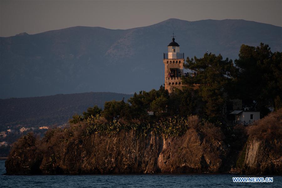 GREECE-CHALKIDA-LIGHTHOUSE