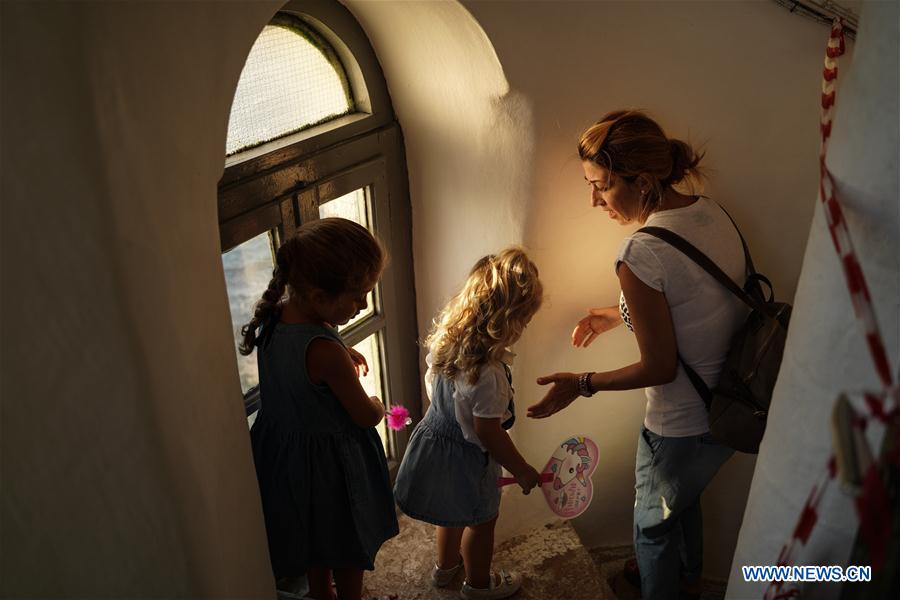 GREECE-CHALKIDA-LIGHTHOUSE
