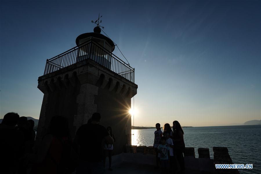 GREECE-CHALKIDA-LIGHTHOUSE
