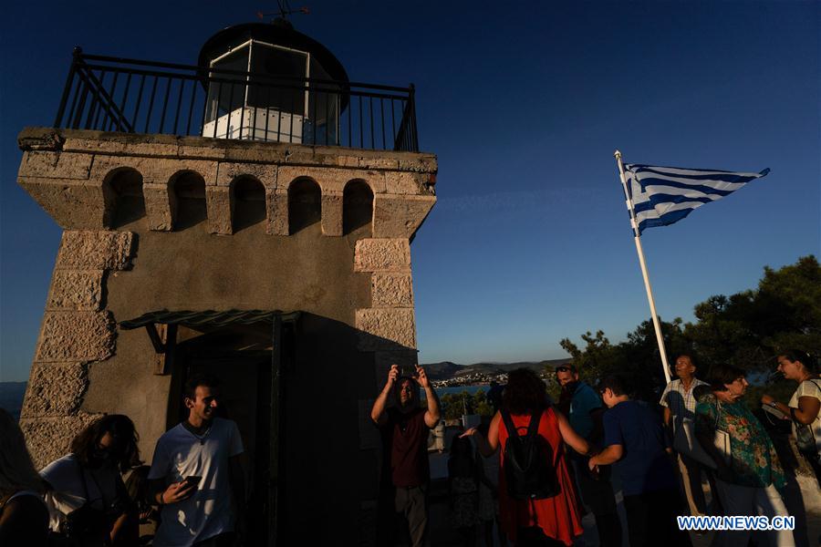 GREECE-CHALKIDA-LIGHTHOUSE