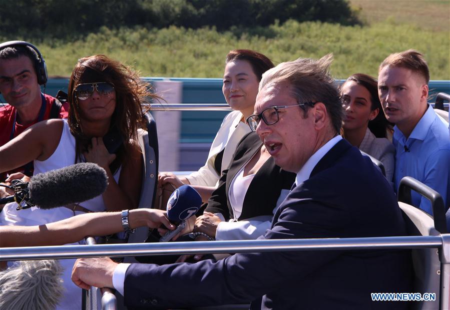 SERBIA-LJIG-CHINESE-BUILT HIGHWAY SECTION-OPENING CEREMONY