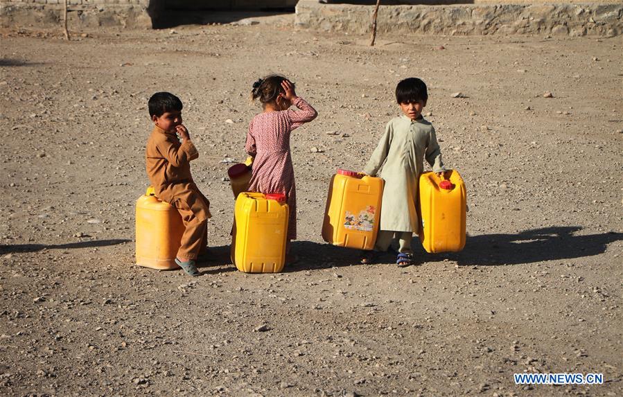 AFGHANISTAN-NANGARHAR-PUBLIC WATER PUMP-DISPLACED CAMP