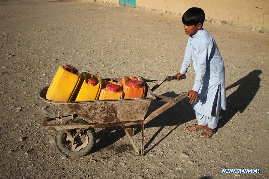 AFGHANISTAN-NANGARHAR-PUBLIC WATER PUMP-DISPLACED CAMP