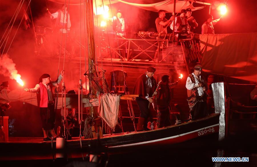 CROATIA-OMIS-PIRATE BATTLE-REENACTMENT