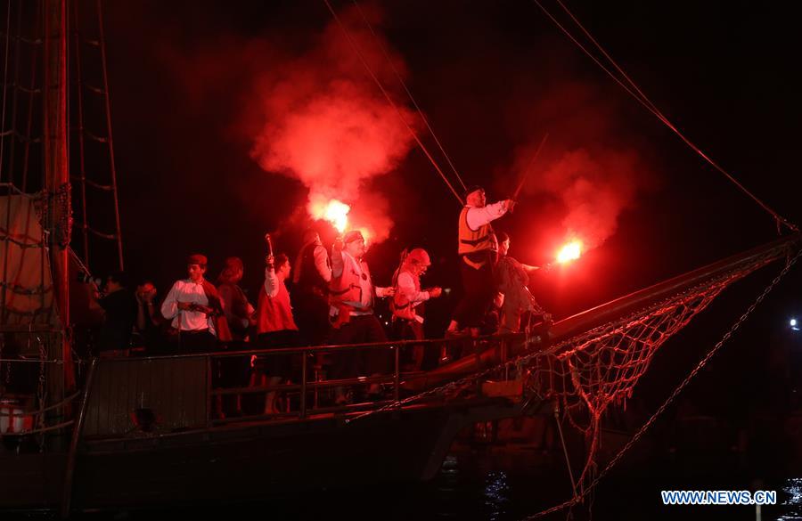 CROATIA-OMIS-PIRATE BATTLE-REENACTMENT