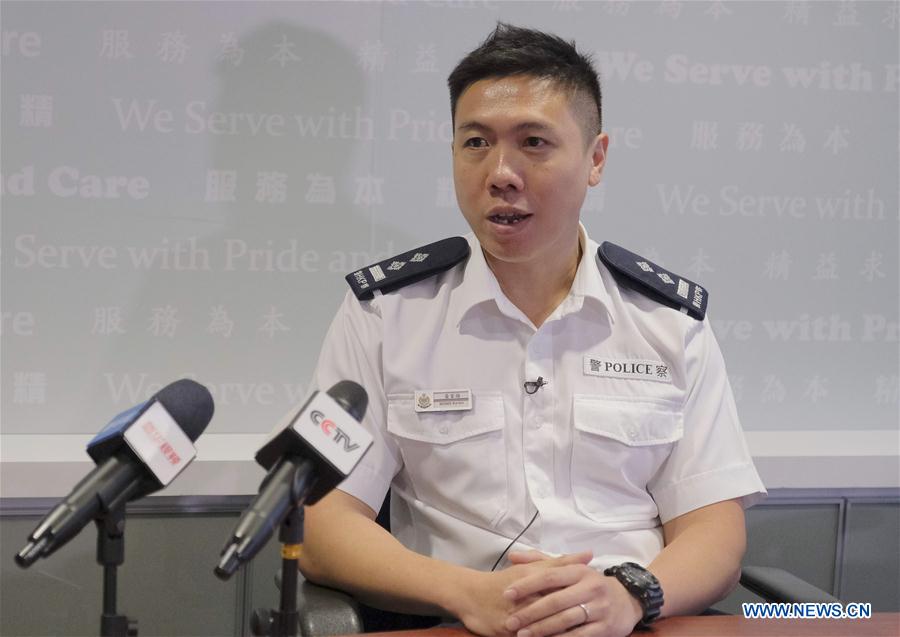 CHINA-HONG KONG-POLICE OFFICER-INTERVIEW (CN)