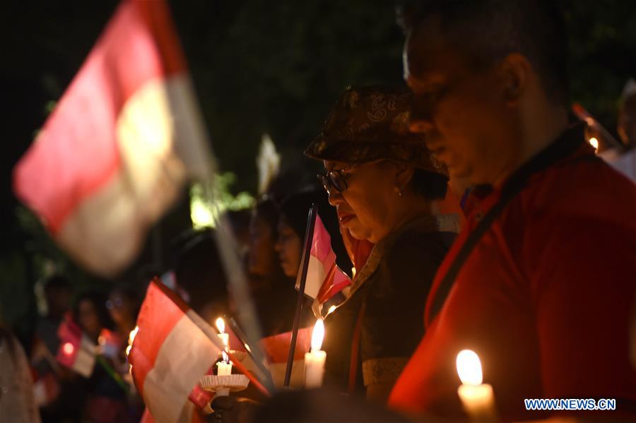 INDONESIA-JAKARTA-CANDLE RALLY FOR WEST PAPUA