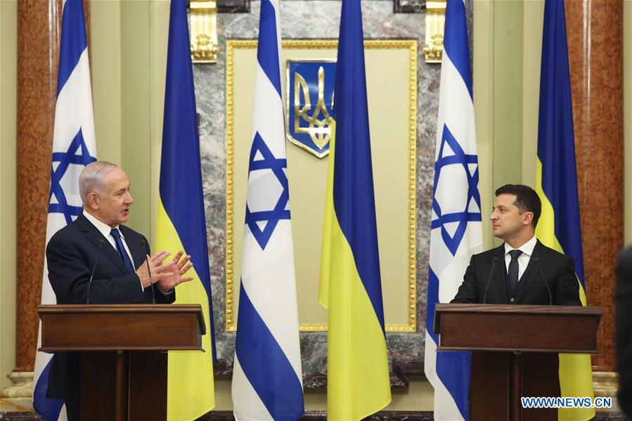 UKRAINE-KIEV-UKRAINE PRESIDENT-ISRAELI PM-MEETING