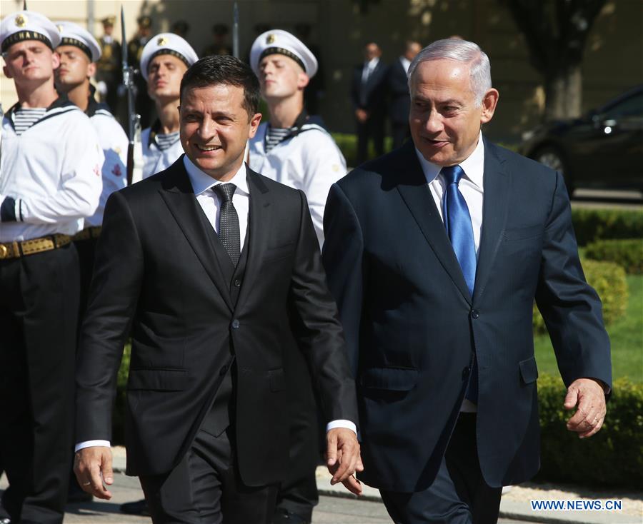 UKRAINE-KIEV-UKRAINE PRESIDENT-ISRAELI PM-MEETING