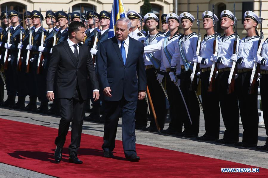 UKRAINE-KIEV-UKRAINE PRESIDENT-ISRAELI PM-MEETING
