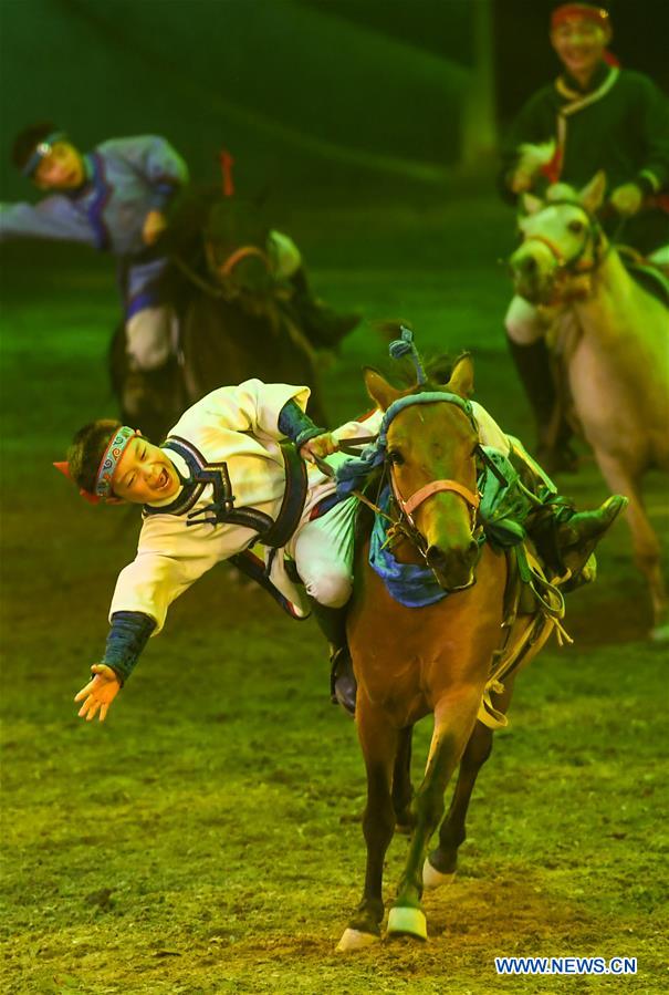 CHINA-INNER MONGOLIA-HORSE DANCE SHOW(CN)