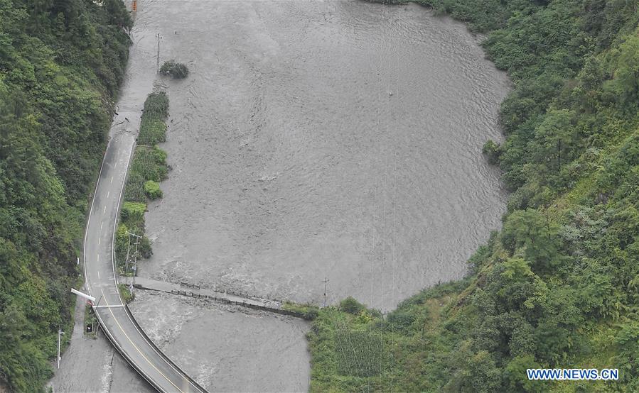 (SPOT NEWS)CHINA-SICHUAN-GENGDA TOWN-HEAVY RAIN-PEOPLE MISSING(CN)