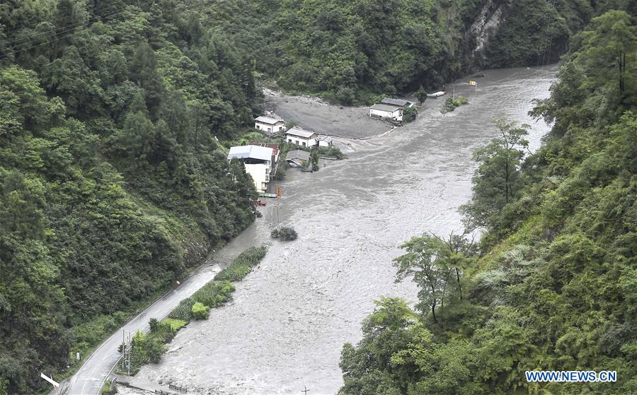 (SPOT NEWS)CHINA-SICHUAN-GENGDA TOWN-HEAVY RAIN-PEOPLE MISSING(CN)