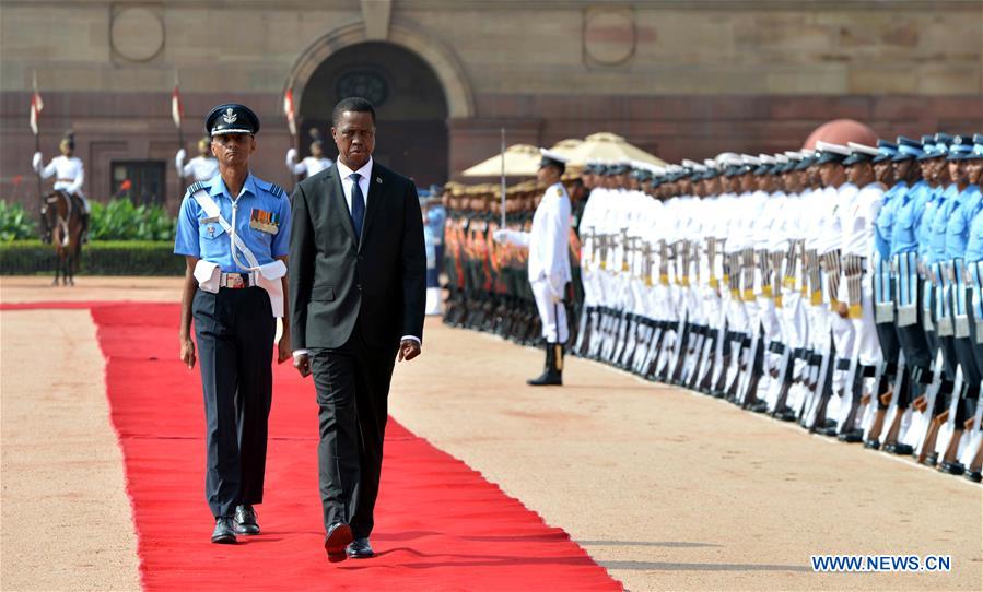INDIA-ZAMBIA-DIPLOMACY-VISIT