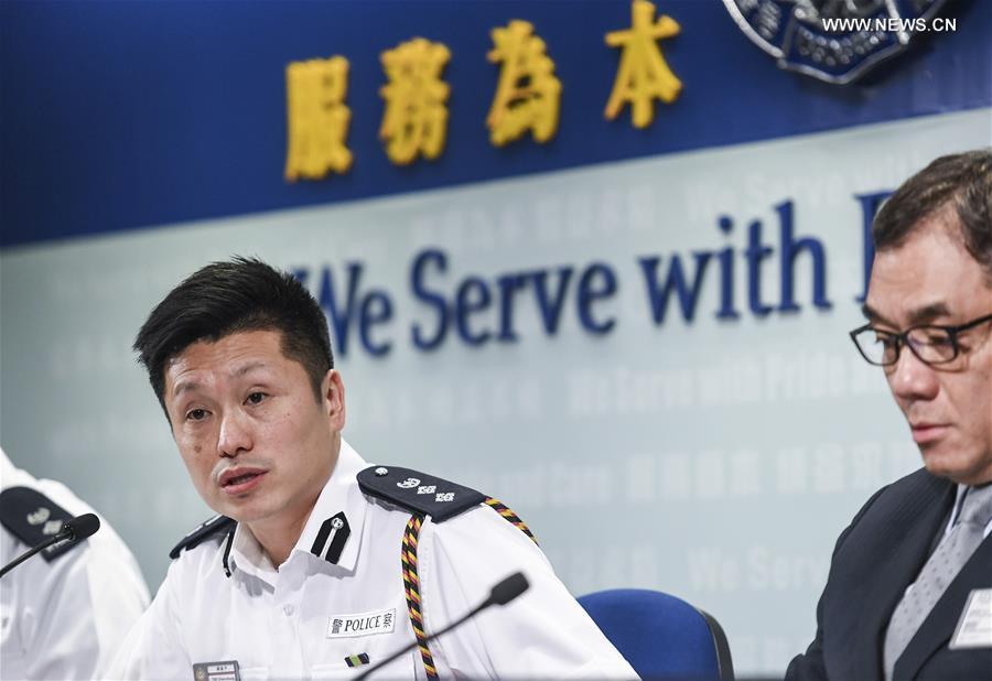 CHINA-HONG KONG-POLICE-PRESS CONFERENCE (CN)