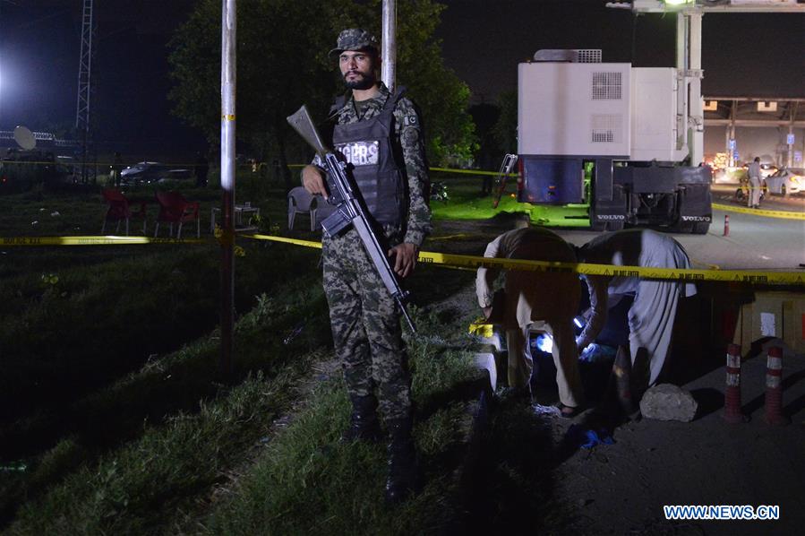 PAKISTAN-ISLAMABAD-POLICE CHECK POST-FIRING