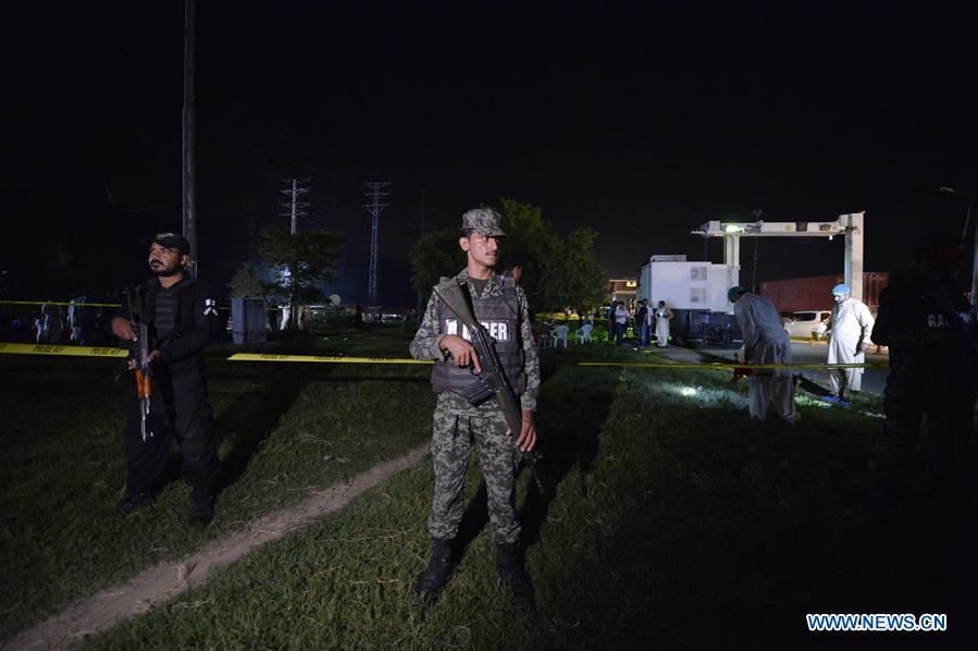 PAKISTAN-ISLAMABAD-POLICE CHECK POST-FIRING