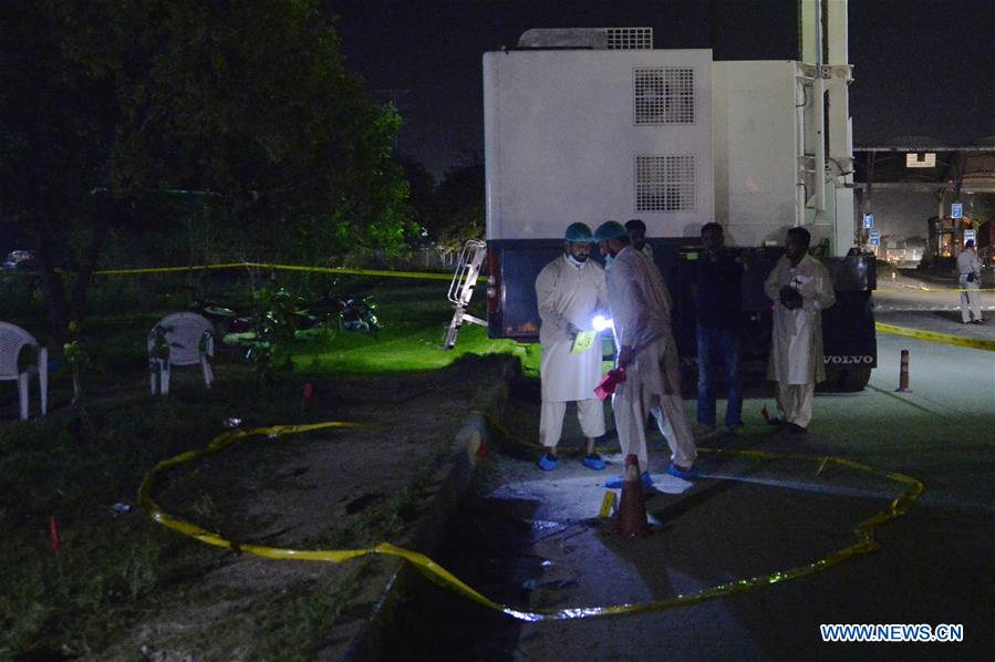 PAKISTAN-ISLAMABAD-POLICE CHECK POST-FIRING