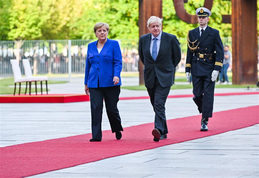 GERMANY-BERLIN-BRITAIN-BORIS JOHNSON-VISIT