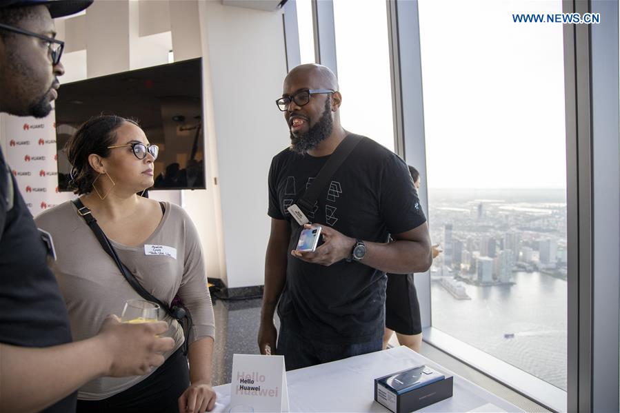 U.S.-NEW YORK-HUAWEI-INTERACTIVE RECEPTION