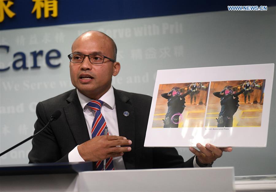 CHINA-HONG KONG-POLICE-PRESS CONFERENCE (CN)