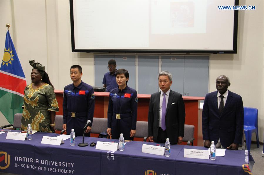 NAMIBIA-WINDHOEK-CHINESE ASTRONAUTS-UNIVERSITY-ACTIVITY