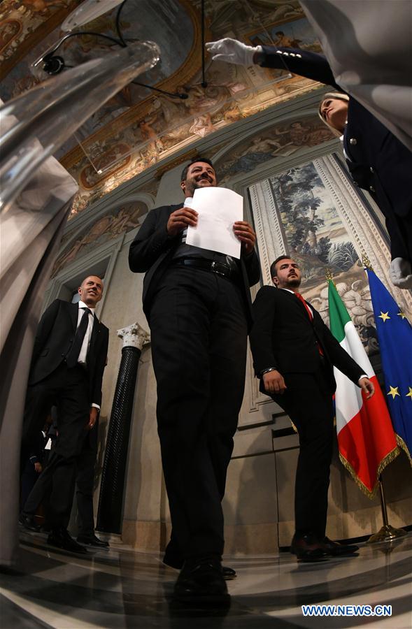 ITALY-ROME-PRESIDENT-POLITICAL PARTIES-TALKS