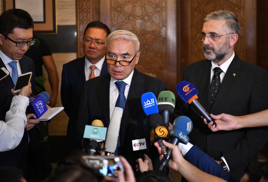 SYRIA-DAMASCUS-CHINESE ENVOY-VISIT