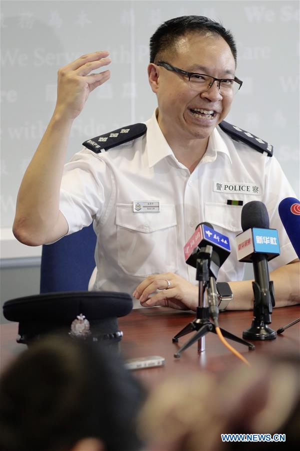 CHINA-HONG KONG-POLICE OFFICER-INTERVIEW (CN)