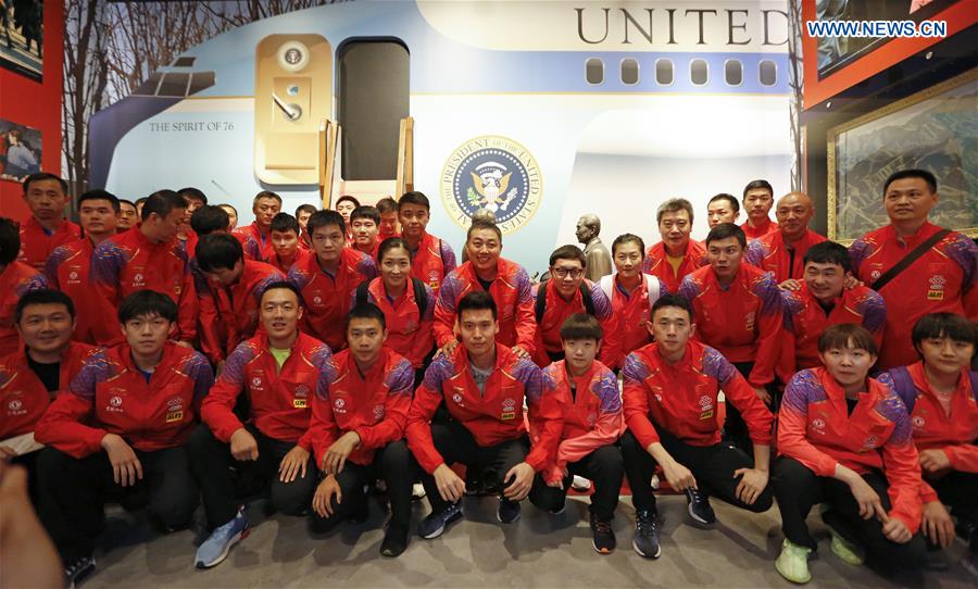 (SP)US-YORBA LINDA-TABLE TENNIS-48TH ANNIVERSARY OF PING-PONG DIPLOMACY