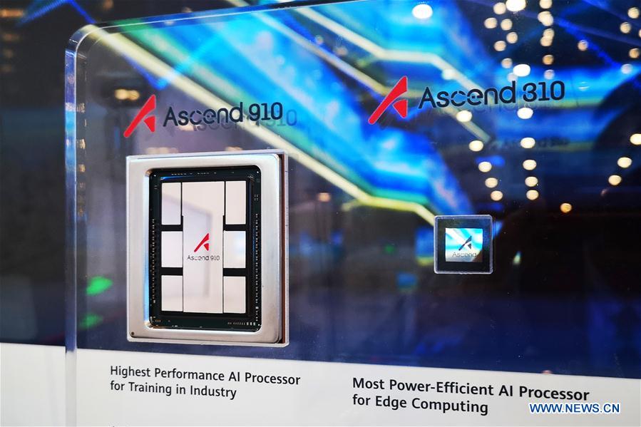 CHINA-SHENZHEN-HUAWEI-AI PROCESSOR ASCEND 910-LAUNCH (CN)