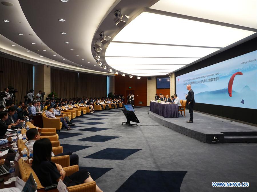 CHINA-SHENZHEN-HUAWEI-AI PROCESSOR ASCEND 910-LAUNCH (CN)