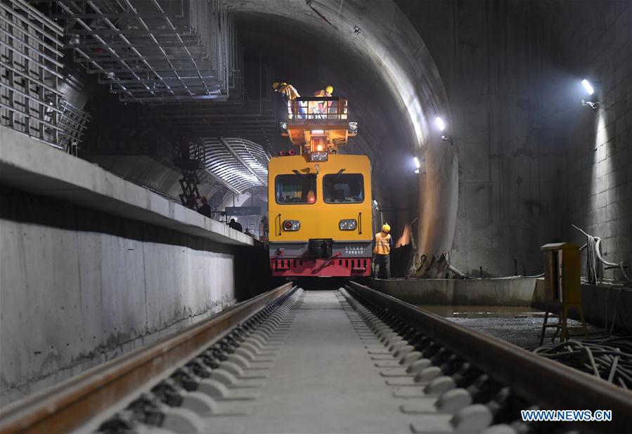 CHINA-BEIJING-ZHANGJIAKOU HIGH-SPEED RAILWAY-CONSTRUCTION (CN)