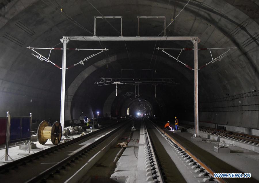 CHINA-BEIJING-ZHANGJIAKOU HIGH-SPEED RAILWAY-CONSTRUCTION (CN)