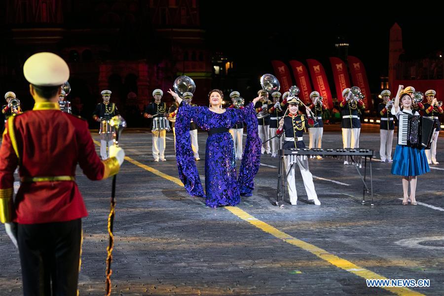 RUSSIA-MOSCOW-MILITARY MUSIC FESTIVAL-OPENING-PLA