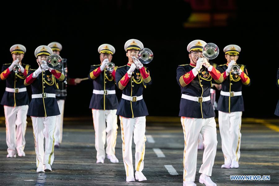RUSSIA-MOSCOW-MILITARY MUSIC FESTIVAL-OPENING-PLA